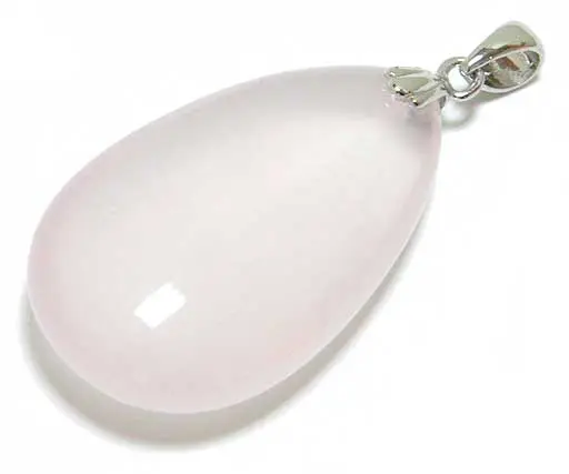 Rose Quartz Teardrop Pendant