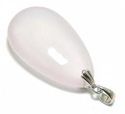 Rose Quartz Teardrop Pendant