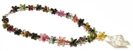 Multi Color Tourmaline Necklace