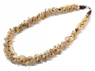 Rutilated Quartz Necklace