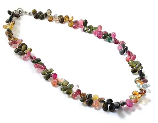 Rainbow Tourmaline Necklace