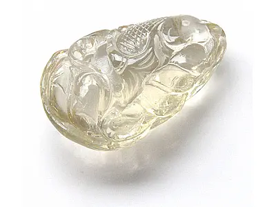清透黃水晶雕件