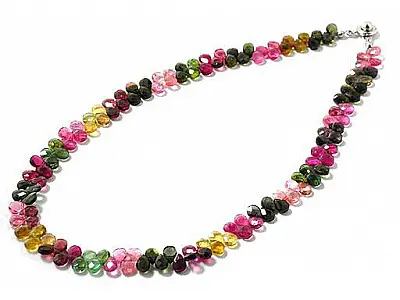 Rainbow Tourmaline Necklace