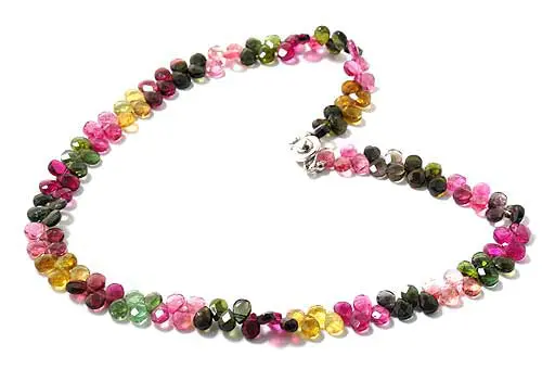 Rainbow Tourmaline Necklace