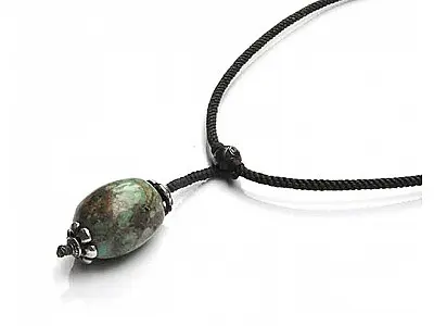 Turquoise Brush Necklace