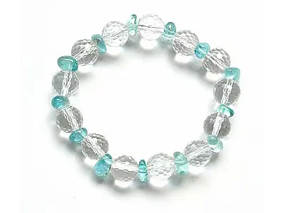 Clear Quartz Apatite Bracelet