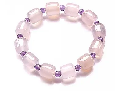 紫玉瓍紫水晶手珠