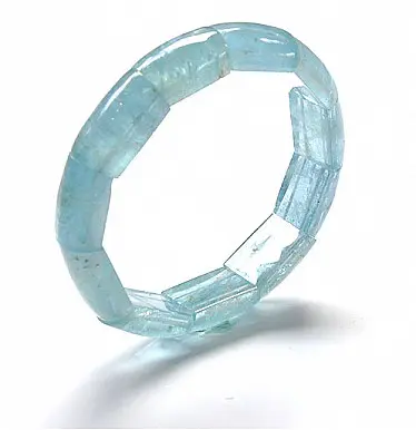 Aquamarine Lamel Bracelet