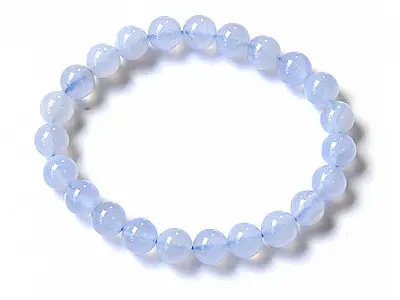 Blue Agate Beads Bracelet