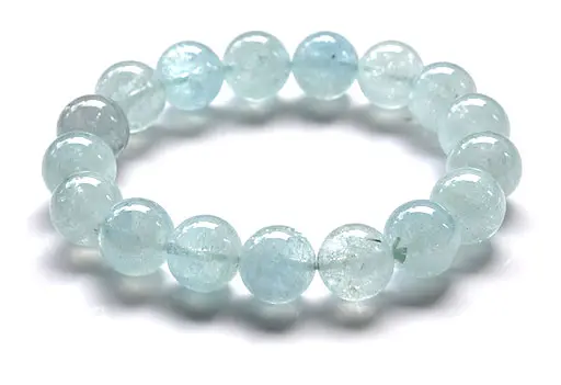 Aquamarine Beads Bracelet