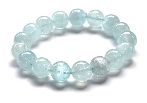 Aquamarine Beads Bracelet