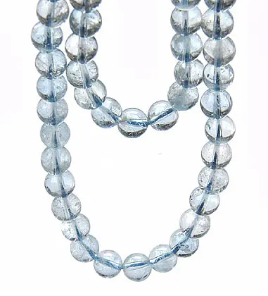 Aquamarine Beads Necklace