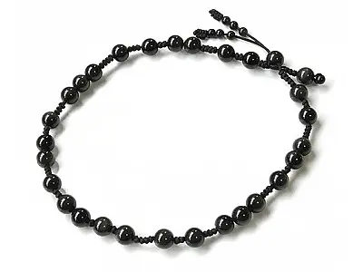 Obsidian Beads Bracelet