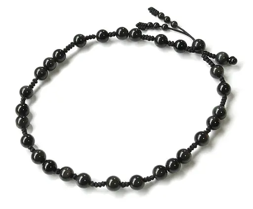 Obsidian Beads Bracelet