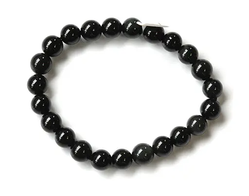 Obsidian Beads Bracelet