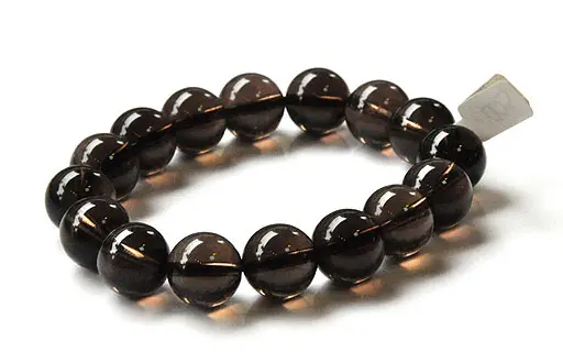 Smoky Quartz 14mm Bracelet