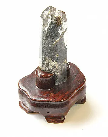 Phantom Quartz Tourmaline Point