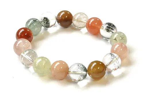 Multiple Gem Stone Beads Bracelet