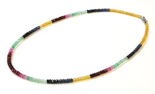 Multicolor Sapphire Necklace