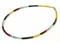 Multicolor Sapphire Necklace
