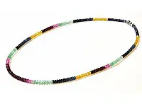 Multicolor Sapphire Necklace