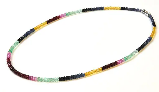 Multicolor Sapphire Necklace