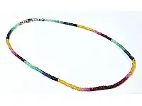 Multicolor Sapphire Necklace