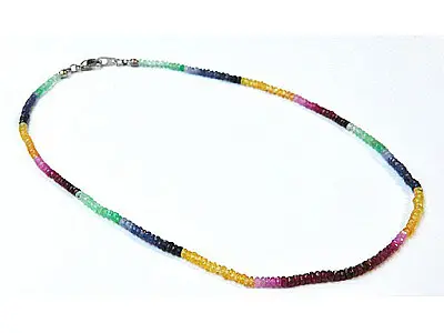 Multicolor Sapphire Necklace