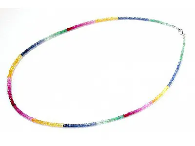 Multicolor Sapphire Necklace