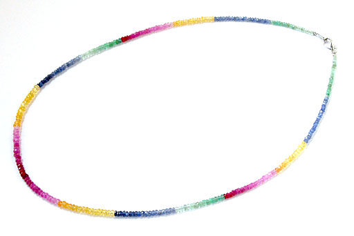 Multicolor Sapphire Necklace