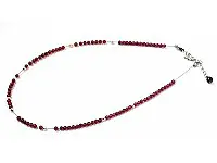 Garnet Beads Necklace