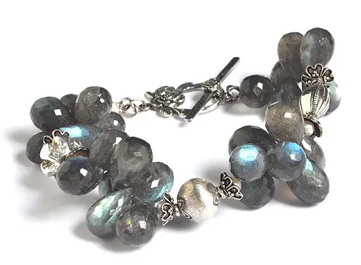 Labradorite Silver Bracelet