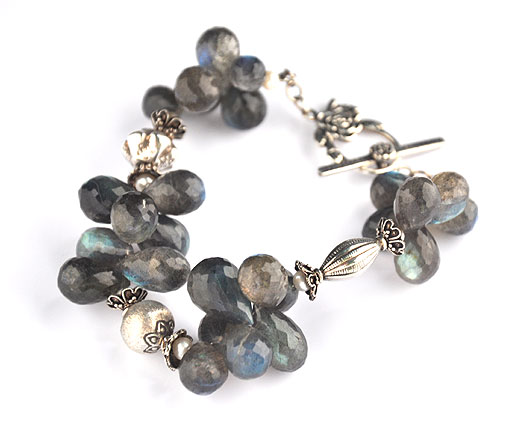 Labradorite Silver Bracelet