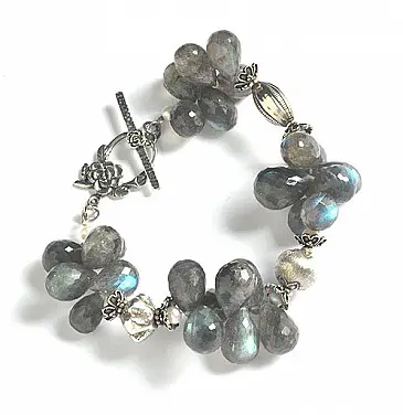 Labradorite Silver Bracelet