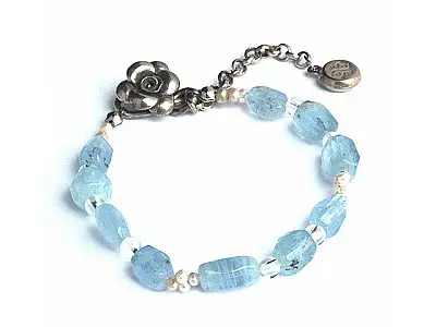海水藍寶珍珠手鍊