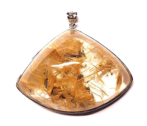 Rutilated Quartz Pendant