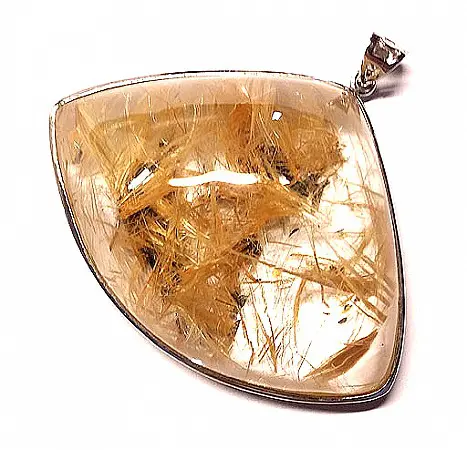 Rutilated Quartz Pendant