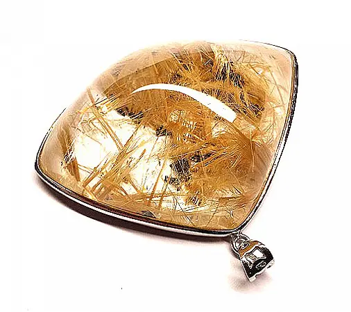 Rutilated Quartz Pendant