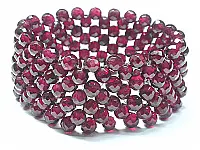 Garnet Beads High Quality Bracelet