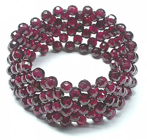 Garnet Beads High Quality Bracelet