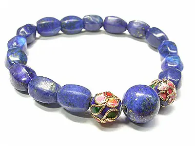 Lapis Bead Bracelet