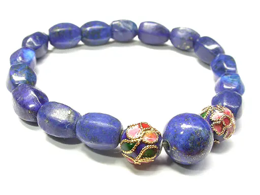 Lapis Bead Bracelet