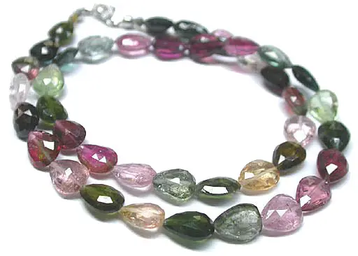 Multi Color Tourmaline Necklace