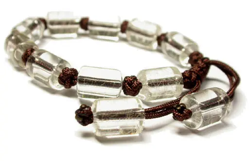 11 Bead Rutilated Quartz Bracelet