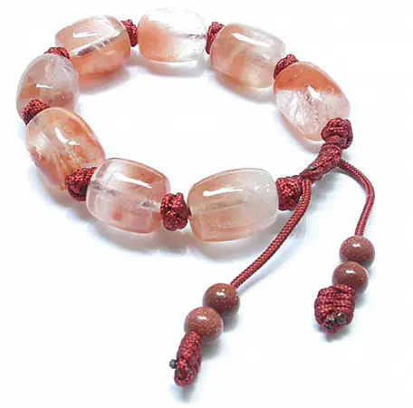 Red Rutilated Quartz Bracelet