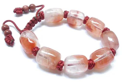 Red Rutilated Quartz Bracelet