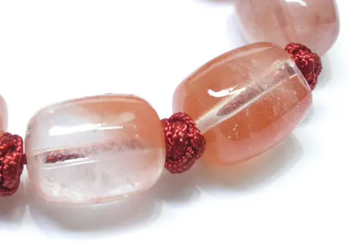 Red Rutilated Quartz Bracelet