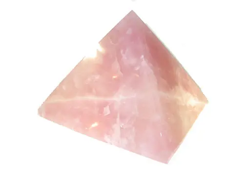 Rose Quartz Crystal Pyramid