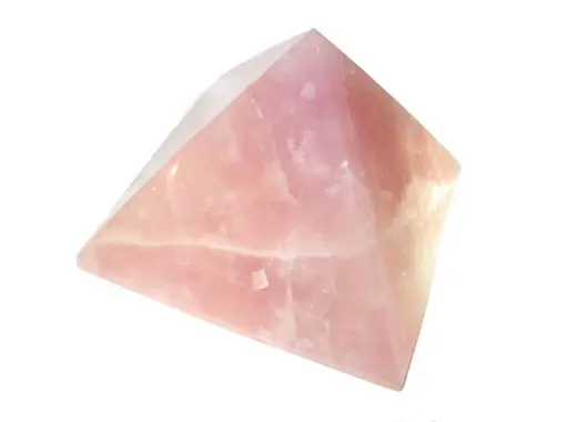 Rose Quartz Crystal Pyramid