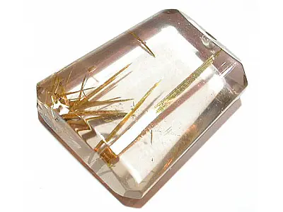 清透黃金粗版鈦晶墜飾